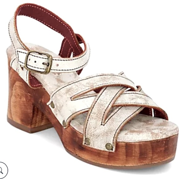 Bed Stu Paulina Platform Leather Clogs Sandals Nectar Lux Women’s 7 - Picture 3 of 11